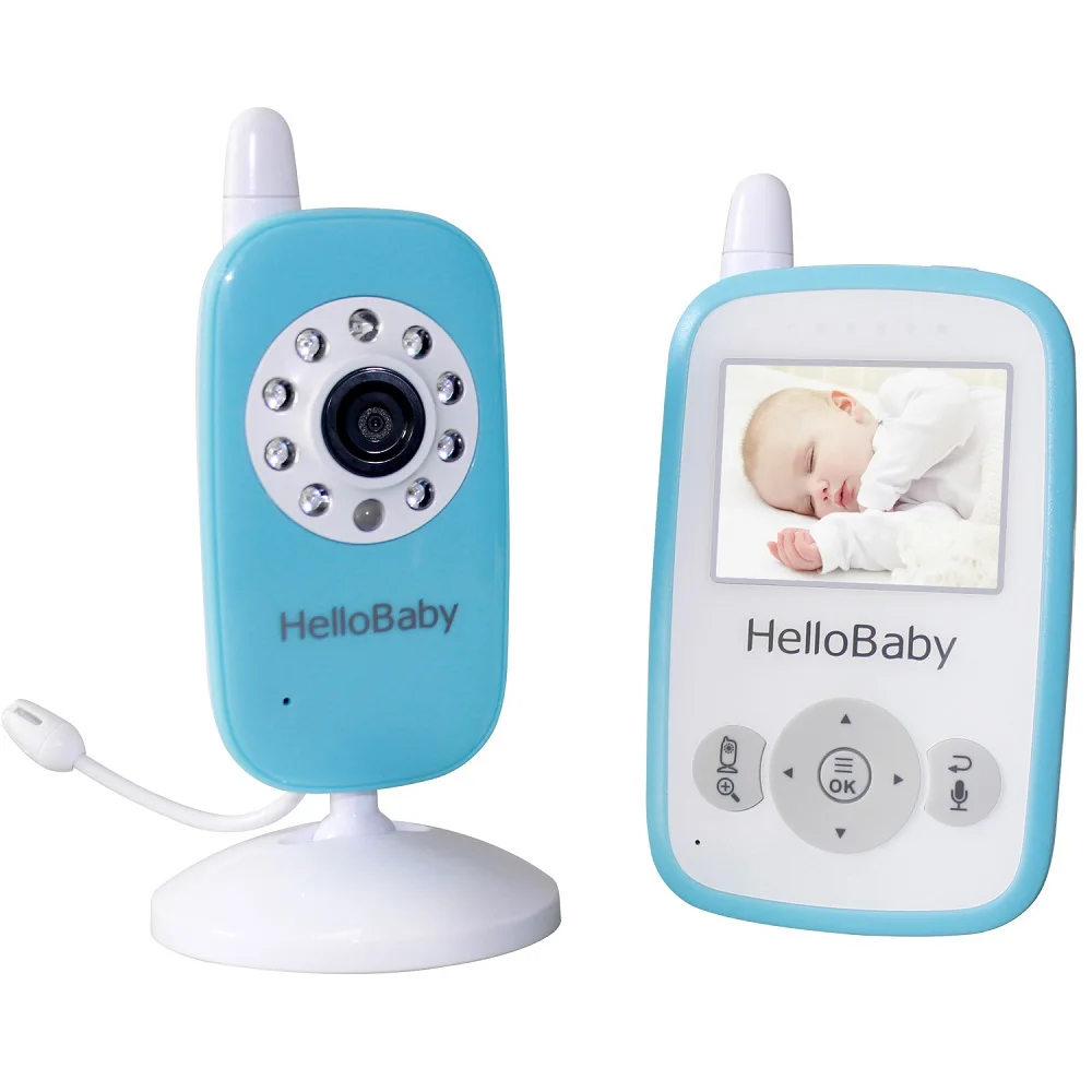 2 4 дюймов Hello Baby Беспроводной видео Видеоняни и радионяни с инфракрасным Ночное
