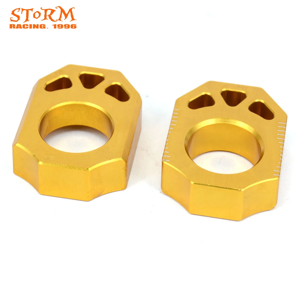 Мотоцикл CNC Золотая оси блок цепи регулятор для SUZUKI RMZ250 2004 2019 RMZ450 2005 RMX450Z 2010 2017