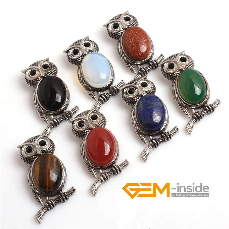 Кожаное ожерелье с подвеской в виде совы 18 дюймов|f pendant|necklace fashionnecklace wholesale |