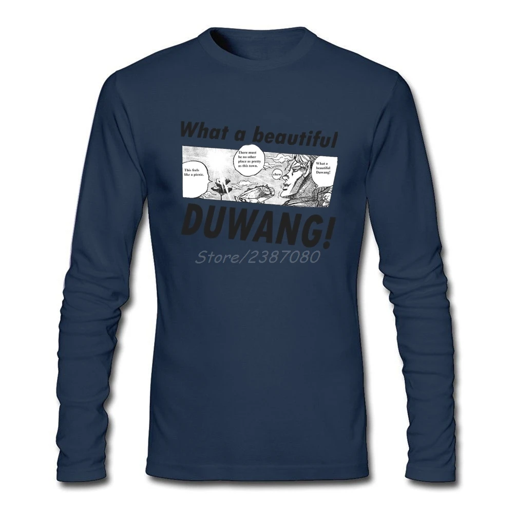 Какая красивая футболка Duwang jojojoo с невероятными приключениями Мужская длинными