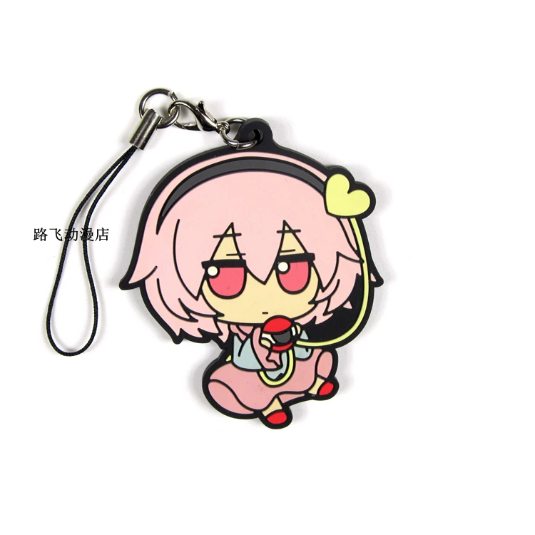 Проект TouHou Komeiji Satori Komeiji Koishi Юкари Якумо Izayoi Sakuya фигурка аниме модель резиновый брелок Подвеска 6 см