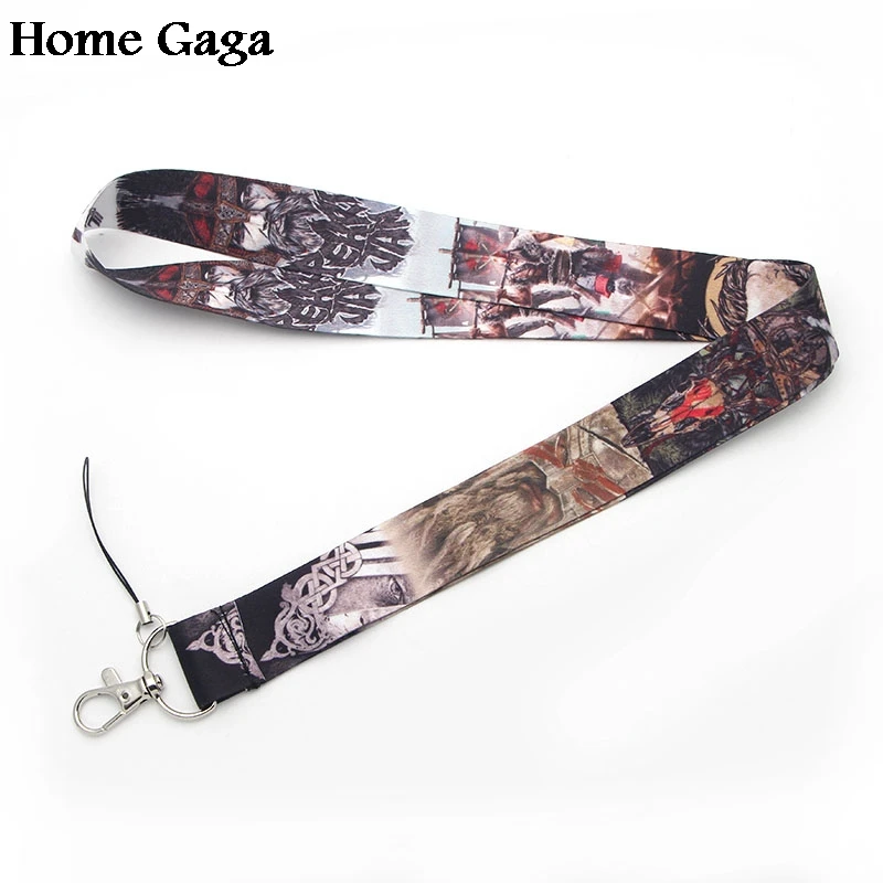 Homegaga новые личности викингов ремешки для ключей в на шею мобильного телефона id