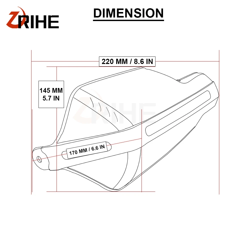 Защита для мотоцикла YAMAHA YZF R1/R1M/R1S R3 R6 R15 R25 ветрозащитная щетка велосипеда защита