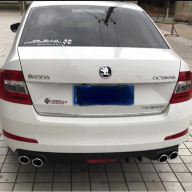 Задние бамперы с 4 вентиляционными отверстиями для Volkswagen Skoda Octavia 2015 2016 2017