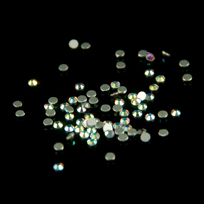 2 мм ногтей Стразы Кристалл плоской и Совет назад Роскошные Дизайн инструмент