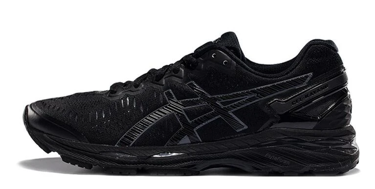 Black grey ASICS GEL-KAYANO 23 Asics новая горячая Распродажа Мужская устойчивая обувь для бега ASICS спортивная обувь кроссовки мужская обувь для спортзала - Цвет: Black grey