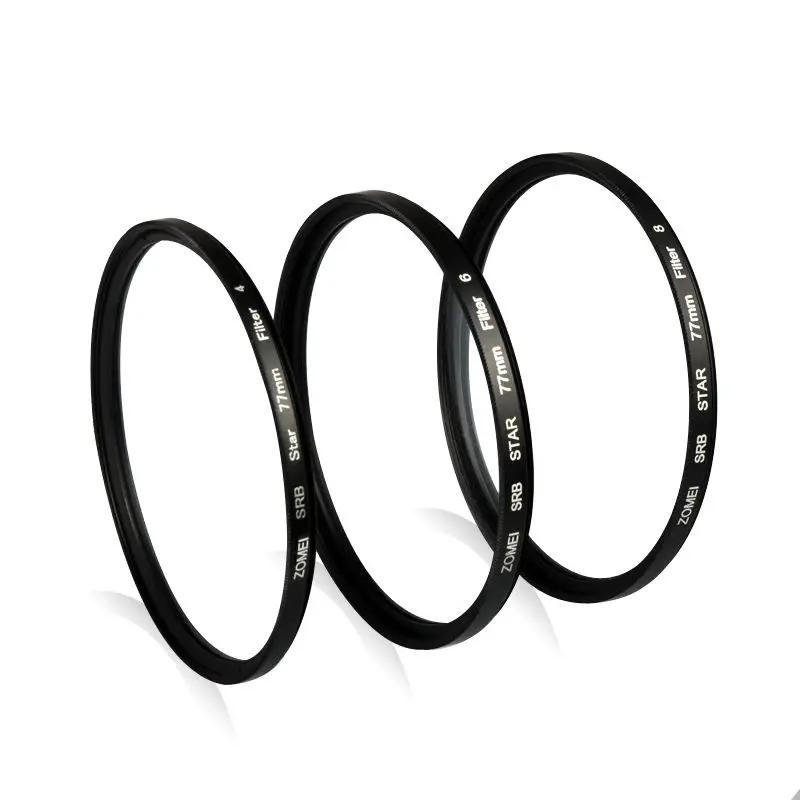 Звездный фильтр ZOMEI + 4 точки 6 точек 8 для объектива цифровой зеркальной камеры Canon