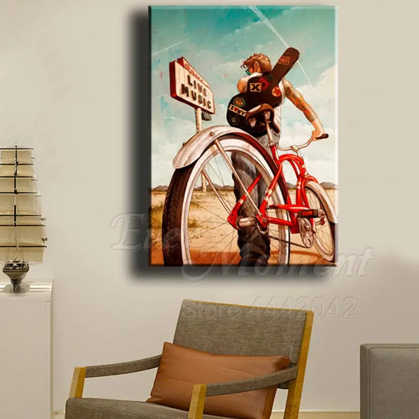 Ever Moment 5D DIY Diamond Painting Man Travel Countryside Full Square Resin Embroidery Cross Stitch Decor Home S2F453 | Дом и сад