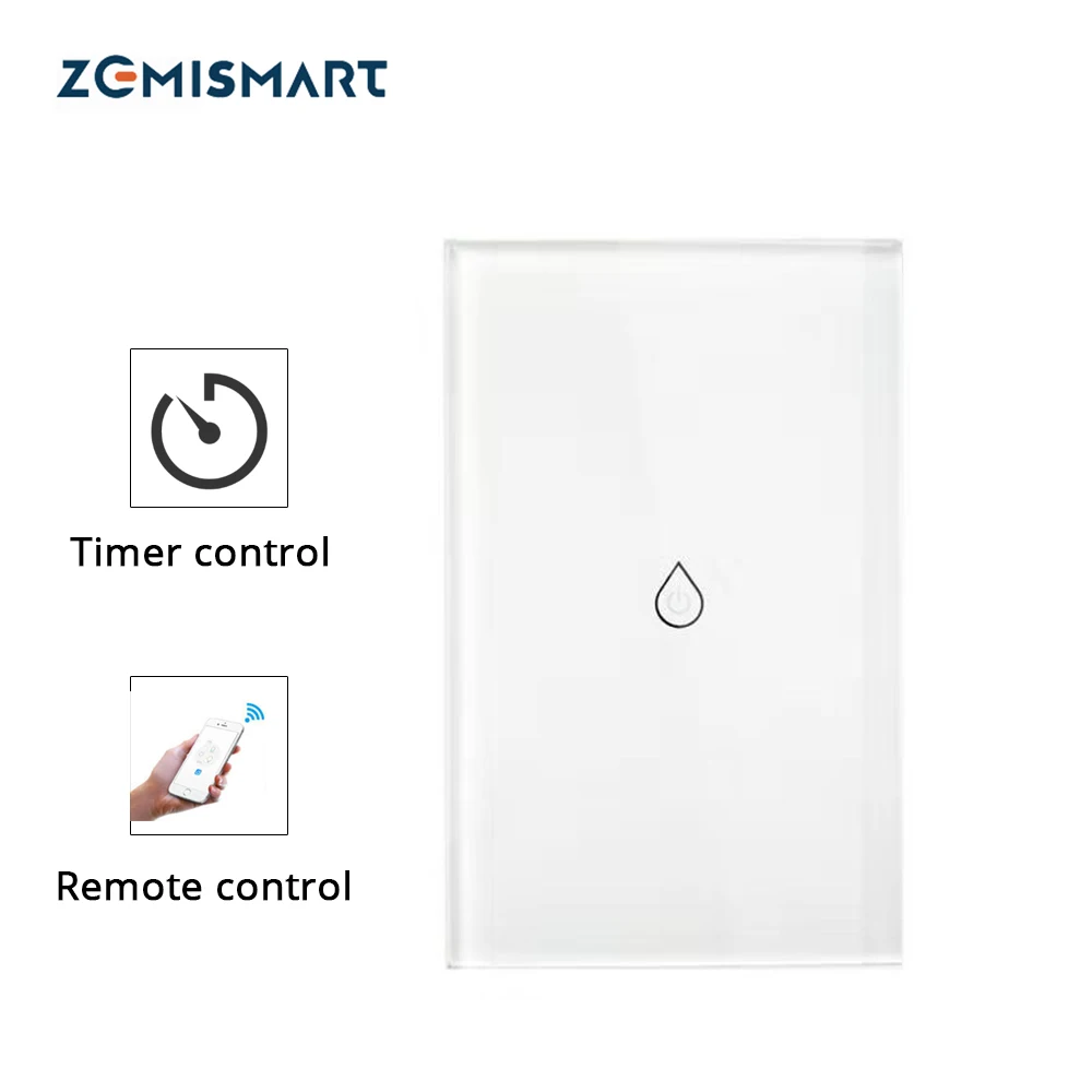 Zmismart умный Wifi водонагреватель переключатель бойлер выключатели Alexa Google Home Voice US EU Сенсорная панель таймер Открытый 4G приложение управление