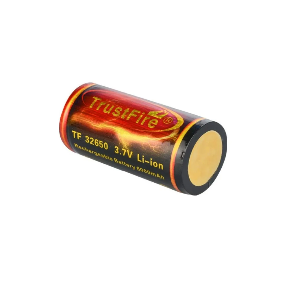 TrustFire 6000 мАч 3 7 в 32650 литий-ионный перезаряжаемый аккумулятор с защитой PCB