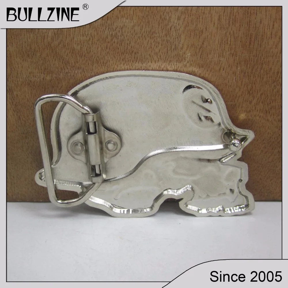 Пряжка для ремня Bullzine Skull с серебряной отделкой FP 01826 подходит шириной 4 см|belt