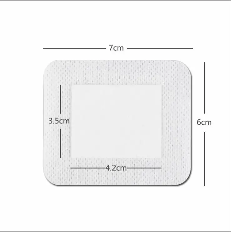 1pc 6X7cm 7 Размер/набор стерильные медицинские самоклеющиеся Нетканые повязки на рану аптечка первой помощи медицинские стикеры патч против инфекции - Цвет: 1pc 6X7cm