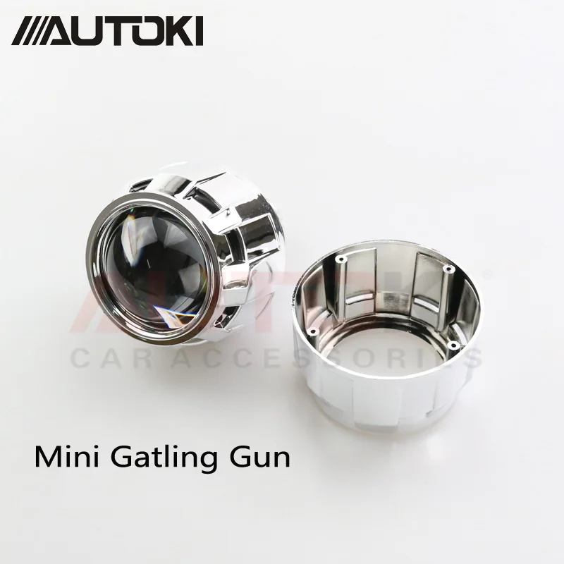 Высокое качество Жаростойкие Серебристые/черные мини Gatling пистолет кожух для 2 5