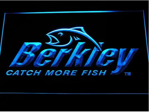 Berkley Рыбалка Логотип Бар Пиво Паб Клуб 3d вывески светодиодный ная неоновая