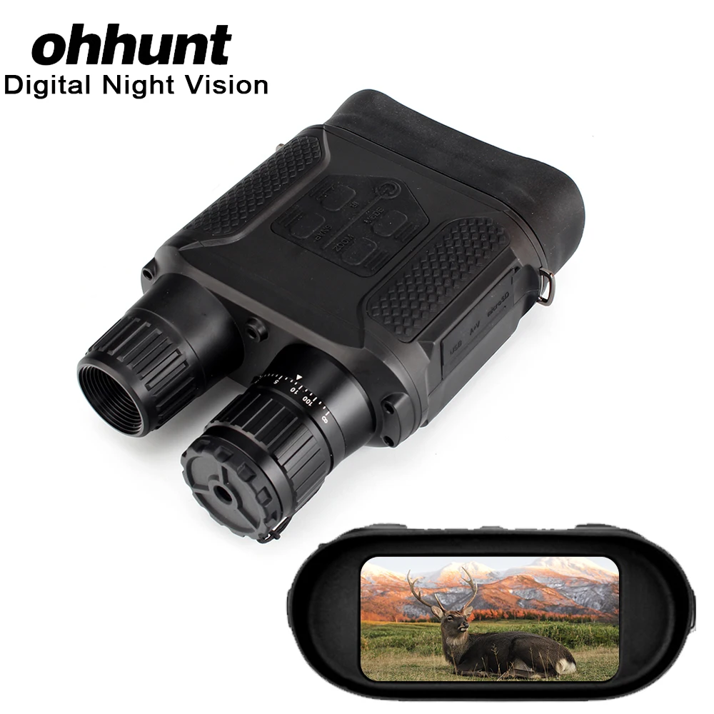 Ohhunt 7X31 цифровой бинокль ночного видения для охоты ночное видение Встроенный ИК