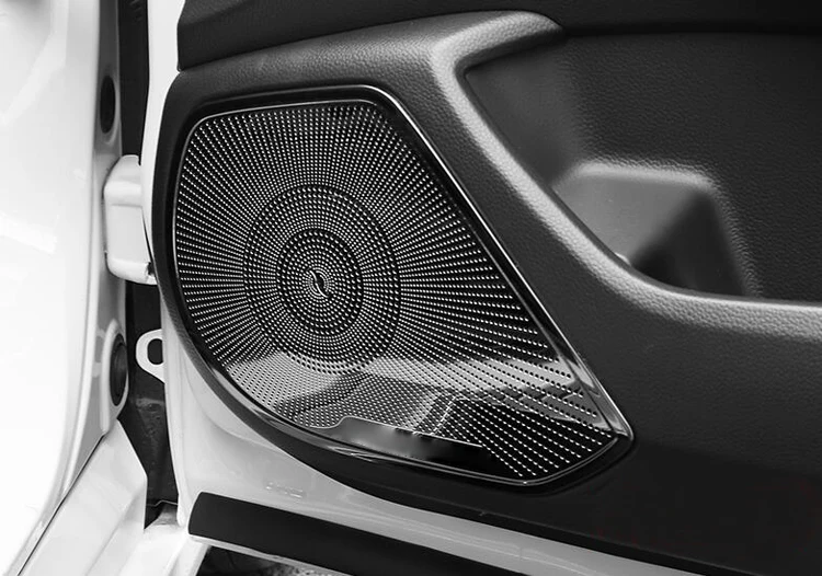 Stainless Steel Interior Door Stereo Speaker Audio Ring Cover Sound Frame Decoration Trim 2Pcs/Set For Honda Accord 10th 2018 | Автомобили