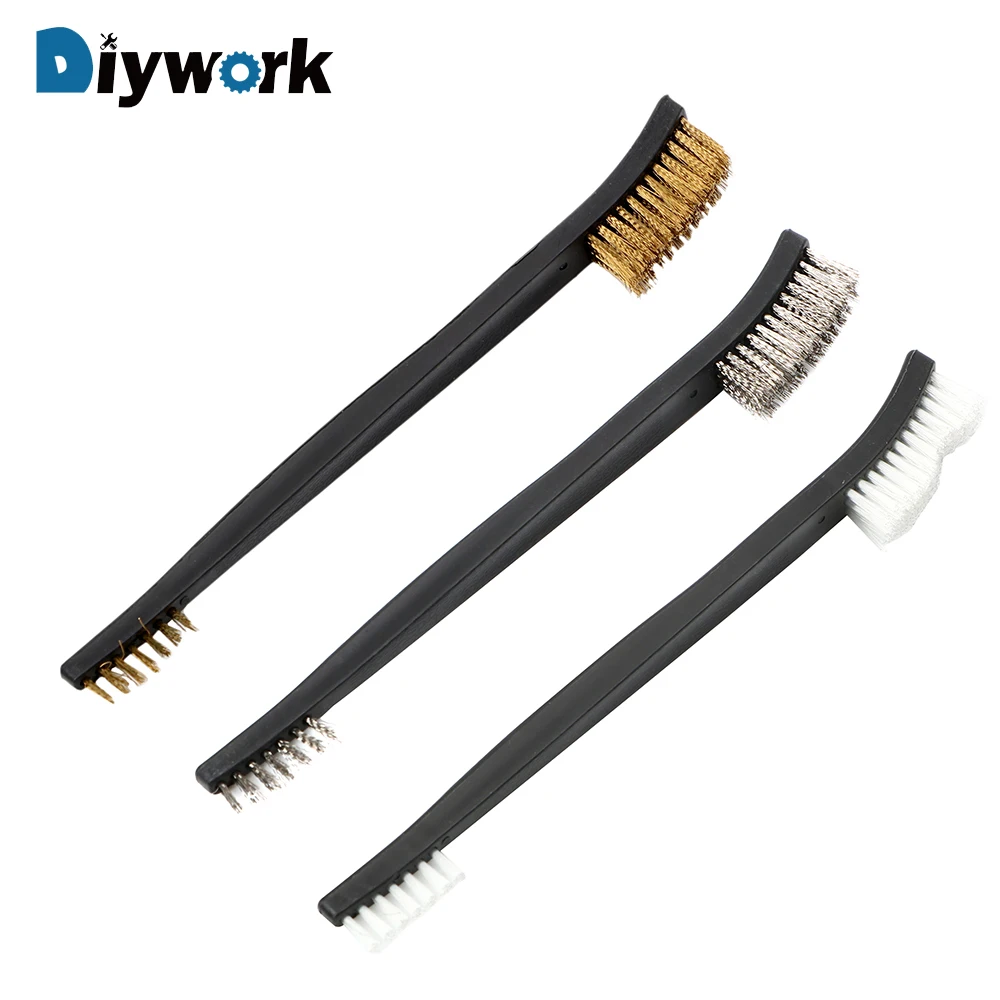 DIYWORK 3 шт./компл. щетка для сверления пыли шлифовальная стальная проволочная 17 см
