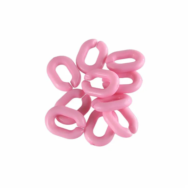 Color2 60 шт. Модные Акриловые звенья цепи DIY Шарм аксессуары для изготовления ювелирных изделий 15*20 мм съемные 19 цветов - Цвет: Color2