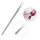 Средство для снятия УФ гель-лака HNM, толкатель для кутикулы из нержавеющей стали, инструмент для маникюра и дизайна ногтей, для удаления гель-лака и педикюра