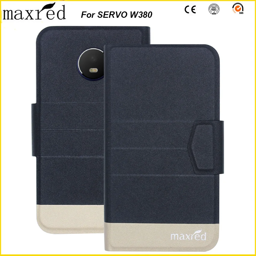 Maxred 5 видов цветов оригинал! SERVO W380 чехол Высокое качество флип ультра-тонкий