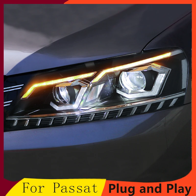 2 шт. светодиодный ные фары для Volkswagen Passat 12 15 Автомобильные ангельские глазки