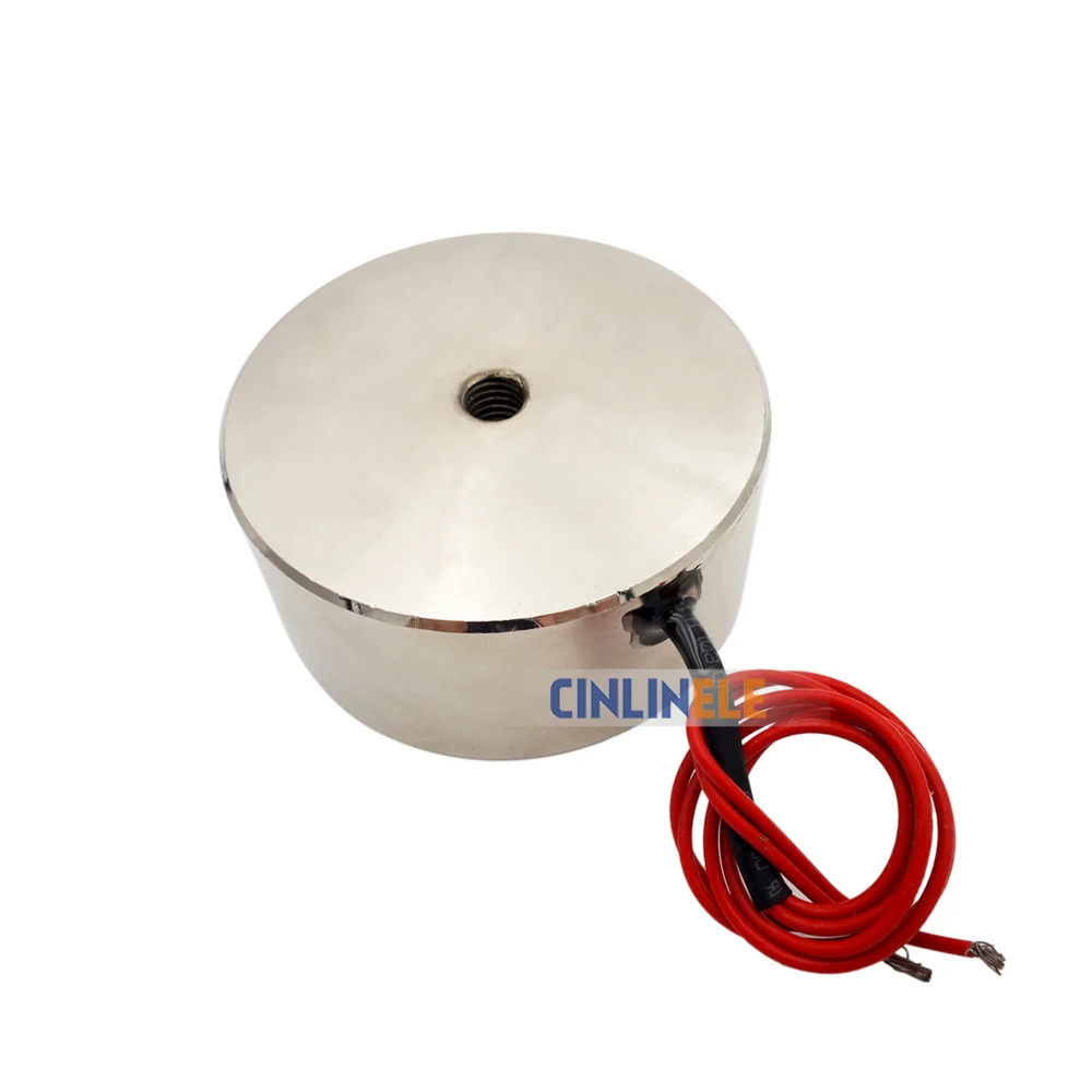 D65mm * H30mm 80 кг/176lbs/800N Холдинг Электрический магнит подъема соленоидная присоска