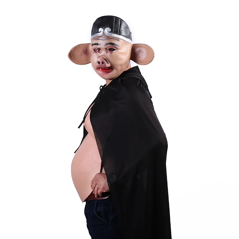 Journey To The West Pig Eight Quit Mask Theme Party Bar Tang Seng Master Sun Wukong Halloween Costumes Funny Headgear | Дом и сад