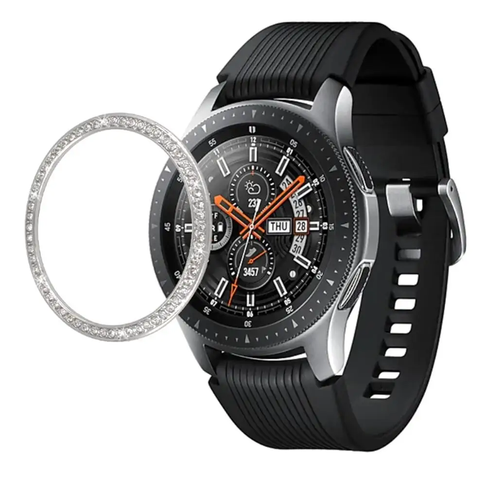 Для Samsung Galaxy Watch 42/46 мм роскошный Безель кольцо клейкая крышка против царапин