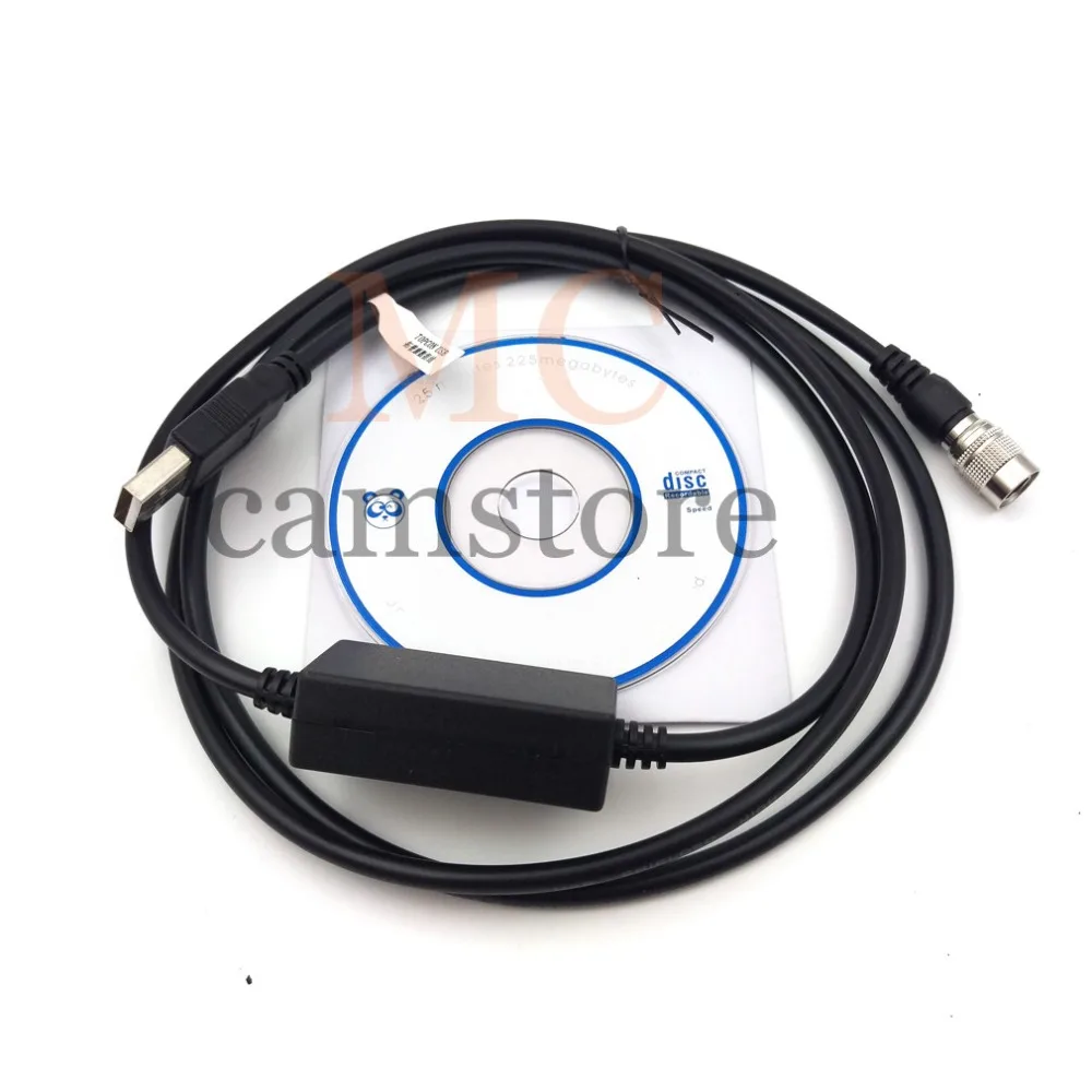 6 контактный разъем USB для Topcon кабель передачи данных Sokkia общая станция подходит