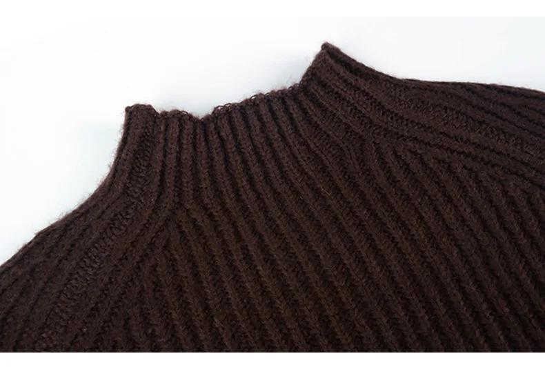 Women Casual Turtleneck Long Knitted Sweater Dress Winter Female Fashion Clothing L4 | Женская одежда