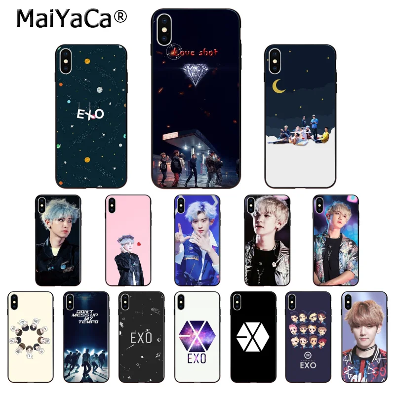 Мягкий силиконовый чехол MaiYaCa KPOP для Apple iPhone 8 7 6 6S Plus X XS MAX 5 5S SE XR|Чехлы-накладки| |