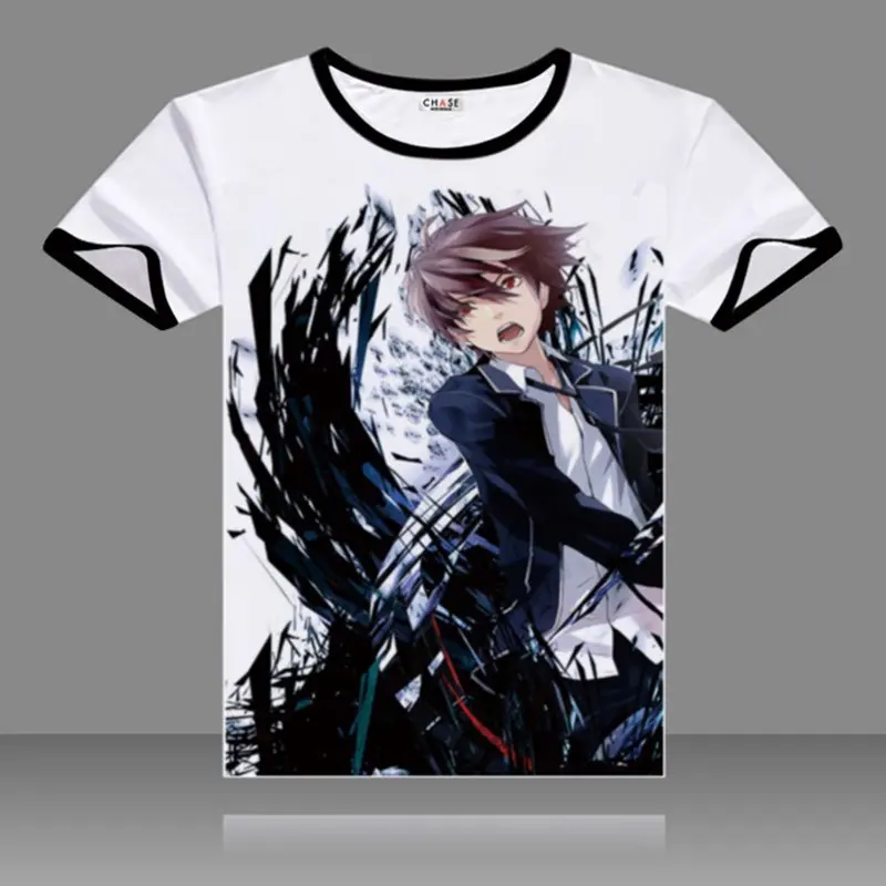 Рубашка с коротким рукавом и круглым вырезом принтом | Тематическая одежда