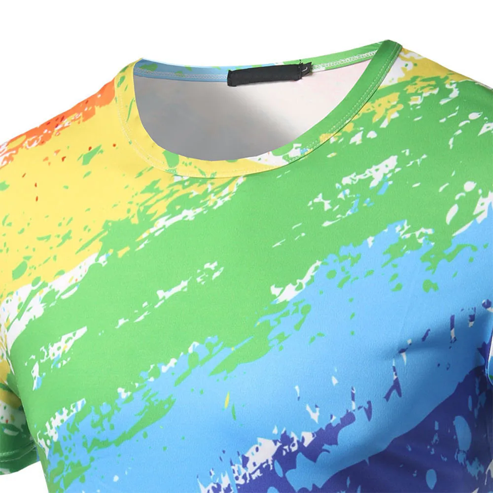 2019 мужская летняя футболка с короткими рукавами и круглым вырезом для мальчиков