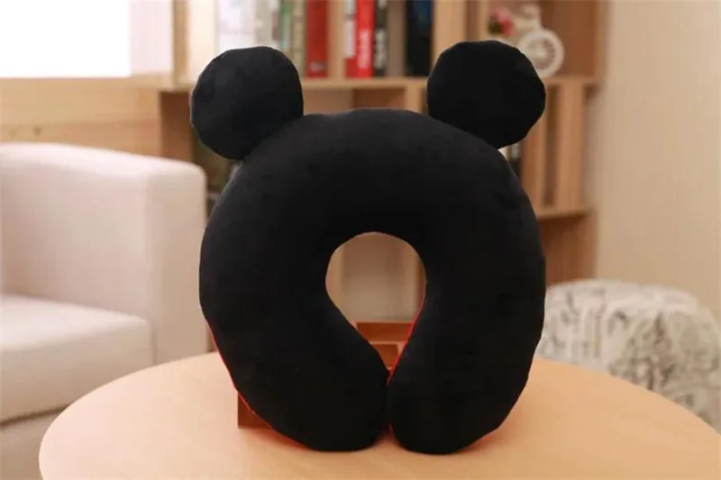 Дисней Микки Минни Маус Kawaii мультяшная u-образная подушка для шеи офисная переносная подушка для обеда подарки на день рождения для мужчин и женщин