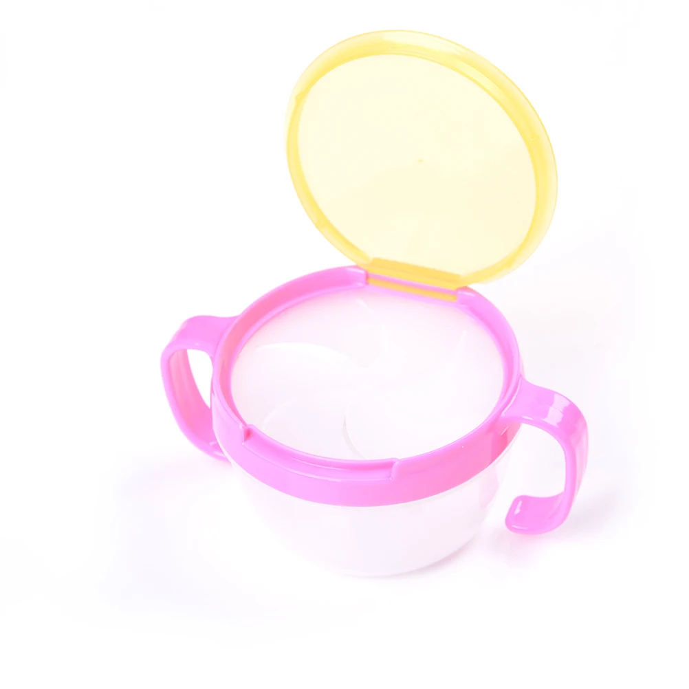 Детская миска для закусок младенцев детей 360 градусов устойчивая к разливу