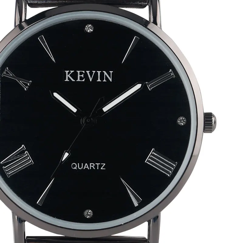 Кевин Стразы наручные часы платье Прохладный Спорт Нержавеющая сталь сетки
