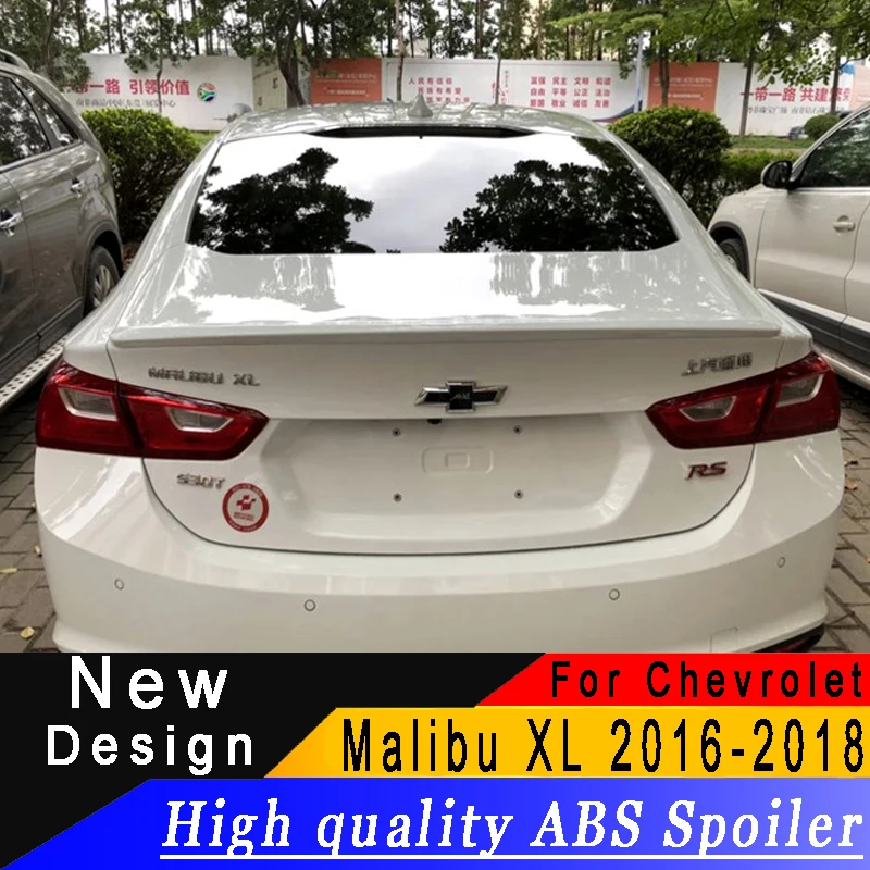 Спойлер для Chevrolet Malibu XL 2016 2017 2018 высококачественный задний спойлер из АБС