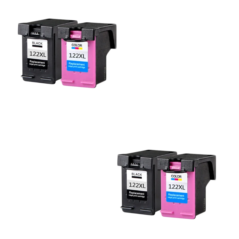 LuoCai Compatible ink cartridges For HP122 For HP 122 XL Deskjet 1000 1050 2000 2050 3000 3050A 3052A ns23 Printers ink 122XL