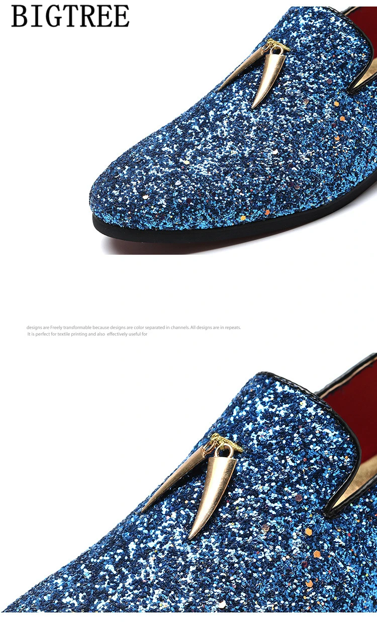wedding shoes men dress glitter loafers men shoes formal party shoes men elegant coiffeur sepatu slip on pria erkek ayakkabi