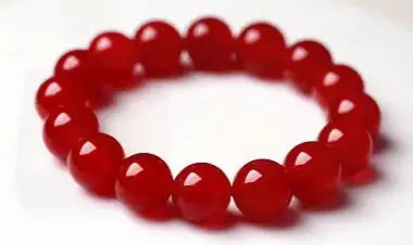 Бесплатная доставка натуральный красный агат браслет хрустальный халцедон один