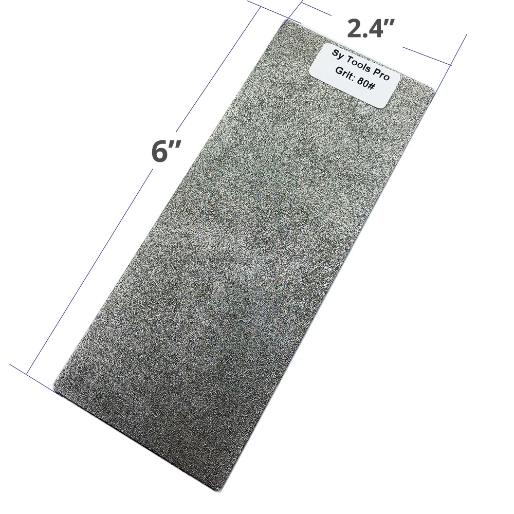 

80-3000# Grit Diamond bar 6" inches Sharpening Stone Block Whetstone Knife Tool non-slip acrylic base