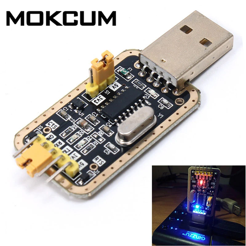 CH340G RS232 обновление USB к TTL модуль преобразователя UART серийный Порты и разъёмы UFS HWK