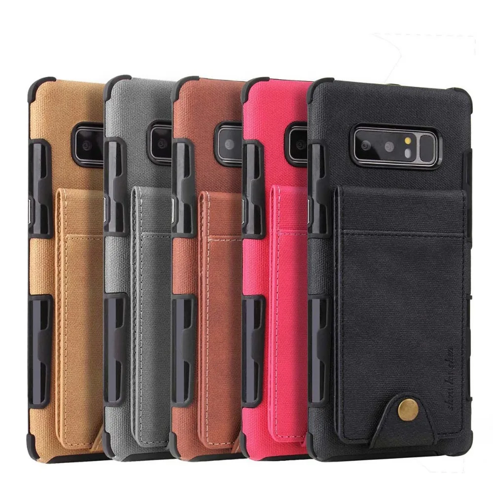 

Wallet Case for Samsung Galaxy Note 8 S8 Protective Leather Cases with Credit Card Holder Slot Pocket Shockproof TPU Phone Cover