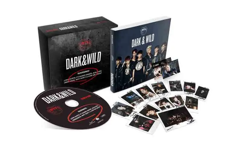 BTS 1ST ALBUM VOL 1 - DARK &amp WILD + PHOTOBOOK POSTCARDS) Release Date 2014-8-21 KPOP | Женская одежда