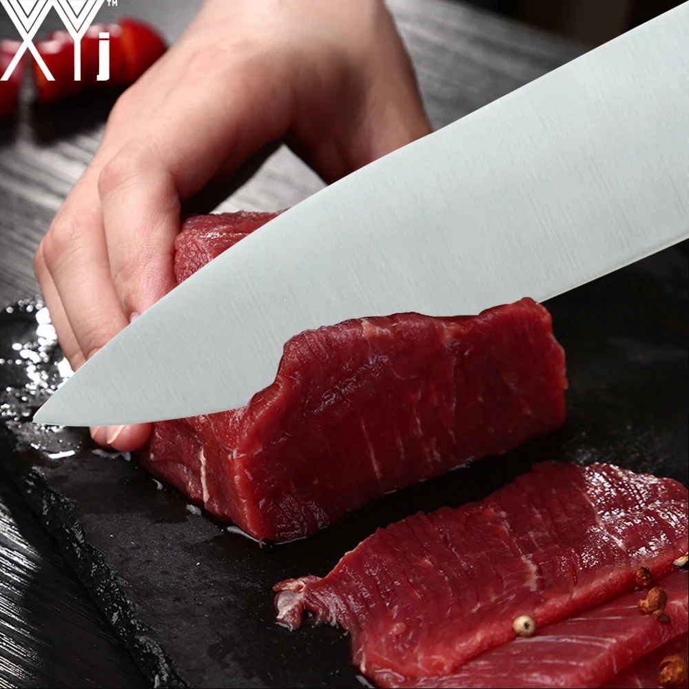 XYj один кухонные ножи для очистки овощей утилита Santoku шеф повар нарезки хлеба