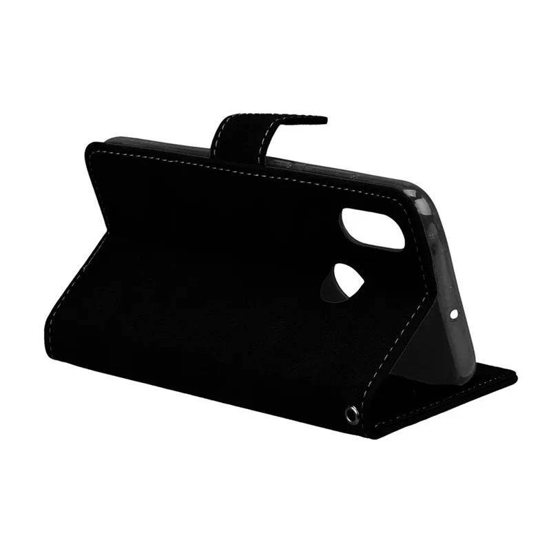 

For Xiaomi Mi 8 Mi8 Case Cover Retro Matte Wallet Filp Stand PU Leather With Photo frame Card slot function