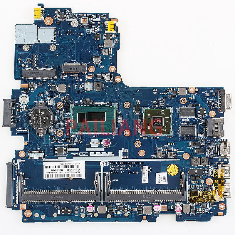 Pailiang материнская плата для ноутбука hp Probook 450 G2 I3 материнская плата 784122-001 784122-501 ZPL40/ZPL50/ZPL70 LA-B181P tesed DDR3