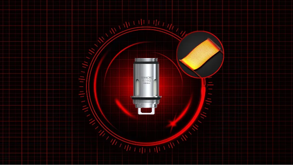 2018 Новый Smok Vape 22 сетки рулонов 0.15ohm электронных сигарет Замена испаритель
