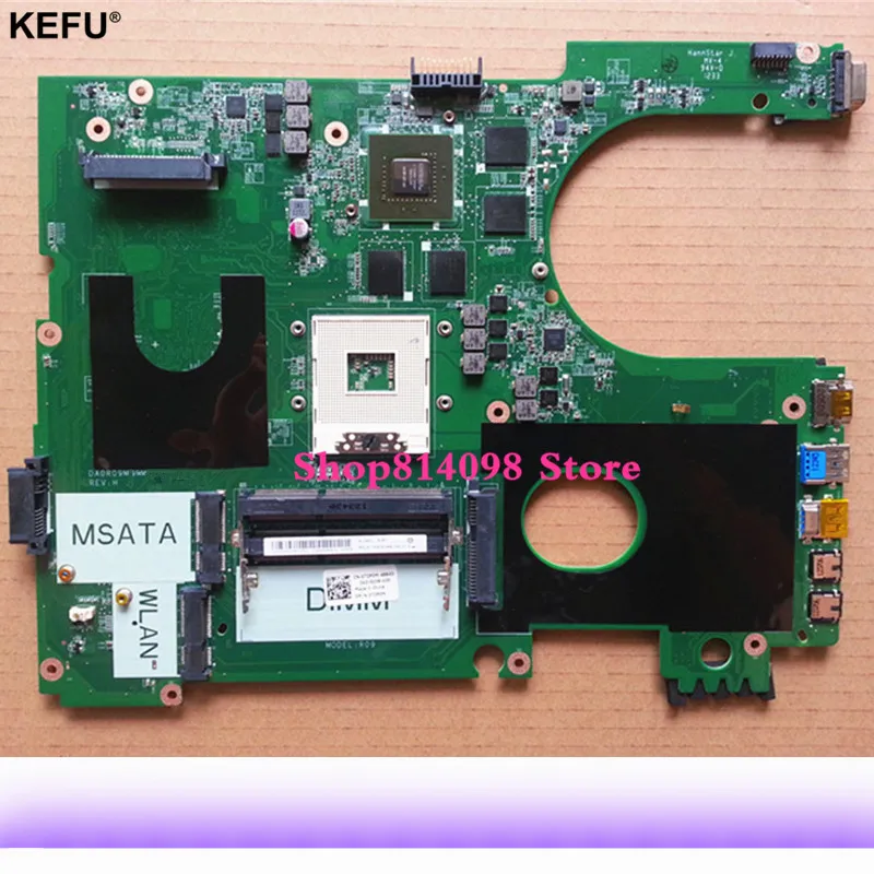 KEFU основная плата для dell 17R N7720 7720 Материнская CN 072P0M DA0R09MB6H1 DA0R09MB6H3 2D серия GT650M 2 ГБ