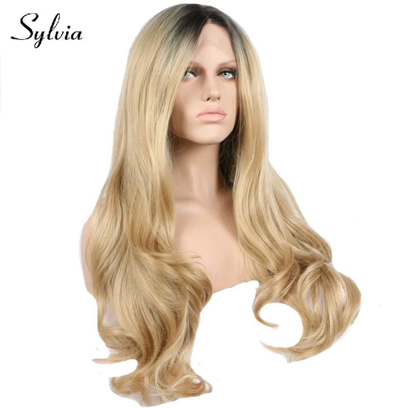 Sylvia натуральный блонд 2 t объемные локоны переливчатого цвета синтетические